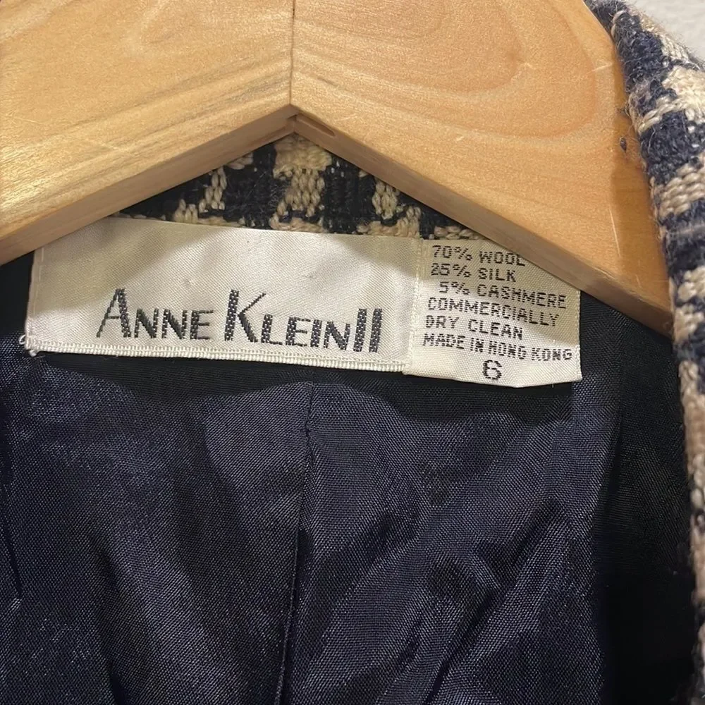 ANN Klein vintage black and white jacket - Picture 5 of 7